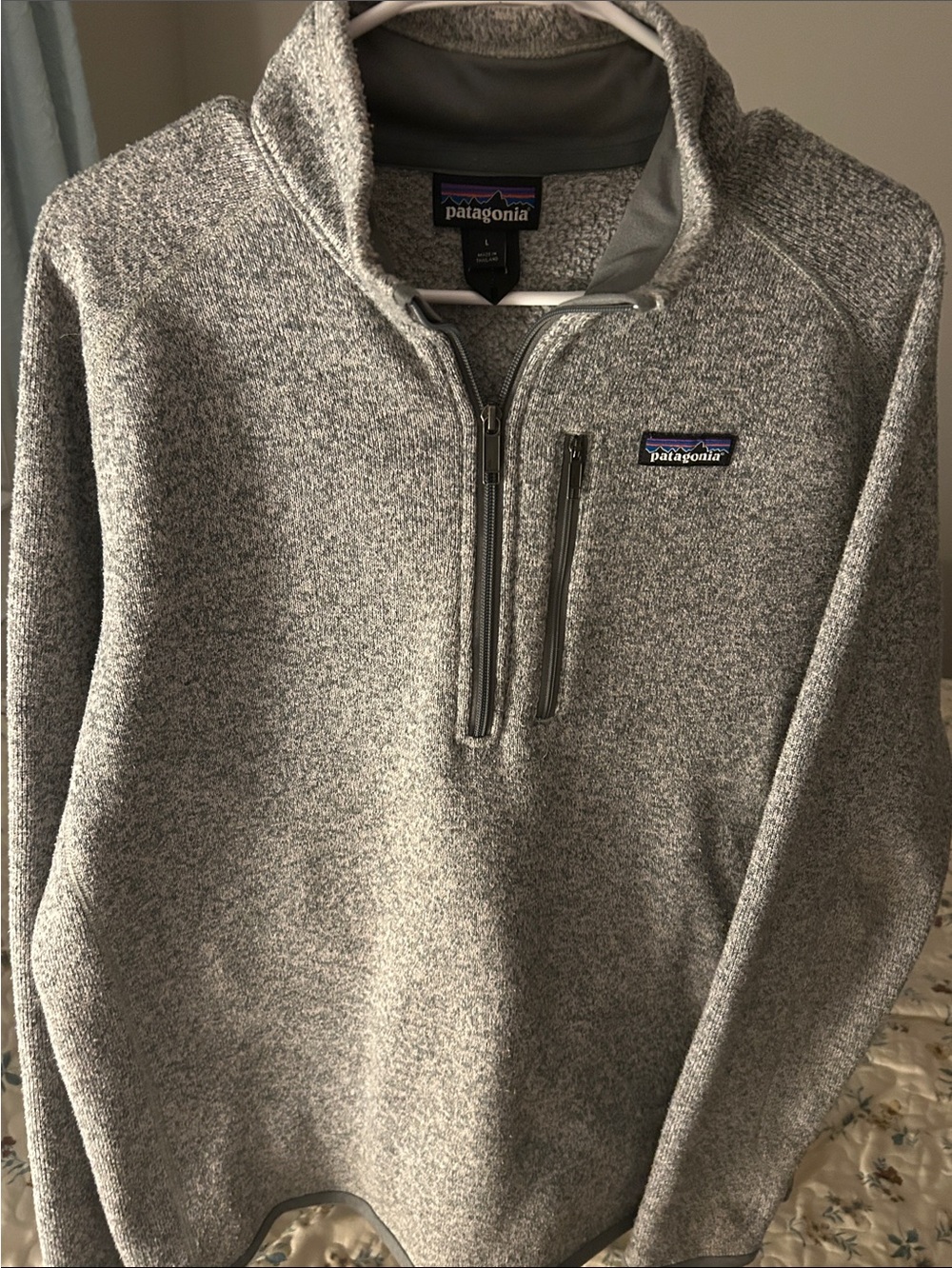 Patagonia Men’s Better Sweater Quarter Zip - Heather Gray